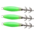 thumbnail image 4 of Señuelos de pesca DYNWAVEMX 3x anzuelos luminosos para calamar Verde, 4 of 8