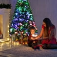 thumbnail image 4 of Gymax 5 FT Pre-lit Artificial Christmas Tree Fiber Optic Xmas Tree Holiday Decor, 4 of 10