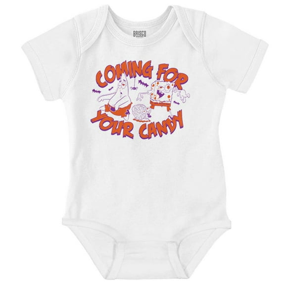 SpongeBob Halloween Coming For Candy Baby Romper Boys or Girls