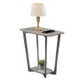 thumbnail image 3 of Pemberly Row Table d'Appoint Moderne en Bois avec Cadre en Métal, Gris/noir, 3 of 5