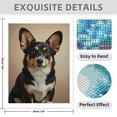thumbnail image 3 of Diamond Art Kit for Adults, Dog Portrait Big Ears Smile Diamond Painting for Adults Beginners, DIY Diamond Art Painting Kits, 5D Diamond Painting Crafts for Home Decor 12x16 Frameless, 3 of 7