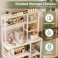thumbnail image 2 of Amadwell 39.4" Large Bakers Rack, 6-Tier Microwave Stand with Power Outlets, Kitchen Shelf with Wire Basket, 2 of 8