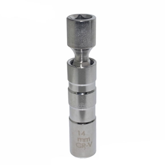CHUANK 14mm 16mm Thin Wall Magnetic Swivels Spark Plug Socket 12 Point Spark Plug Socket 3/8Inch Drive Spark Plug Socket
