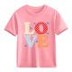 thumbnail image 1 of Blusas y camisas de manga corta con cuello redondo para niños y niñas, camisetas gráficas de manga corta, blusas con estampados bonitos para la temporada escolar., 1 of 9