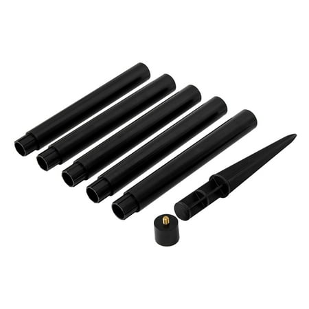 Limitless Innovations - TikiTunes Portable Bluetooth Wireless Speaker (Bundle) with Adjustable 40” Pole and Ground Stake - Black