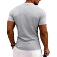 thumbnail image 4 of LRGSHF V Neck T-Shirts for Men Short Sleeve Casual Basic Tops Summer Soft Pullover Tops Breathable Lightweight Athletic Gym Regular Fit Undershirts, 4 of 4