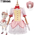 thumbnail image 4 of Puella Magi Madoka Magica Cosplay Uniform Set Anime Costume For Madoka Homura Mami Tomoe School Battle Outfit Sweet Style Roleplay, 4 of 5