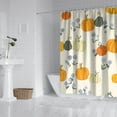 thumbnail image 4 of Rideaux de Douche Récolte de Ferme de l'Action de Grâce Automne, Rideau de Bain Lavable avec Crochets en Polyester pour Salle de Bain Baignoire Vacances d'Automne, 4 of 5