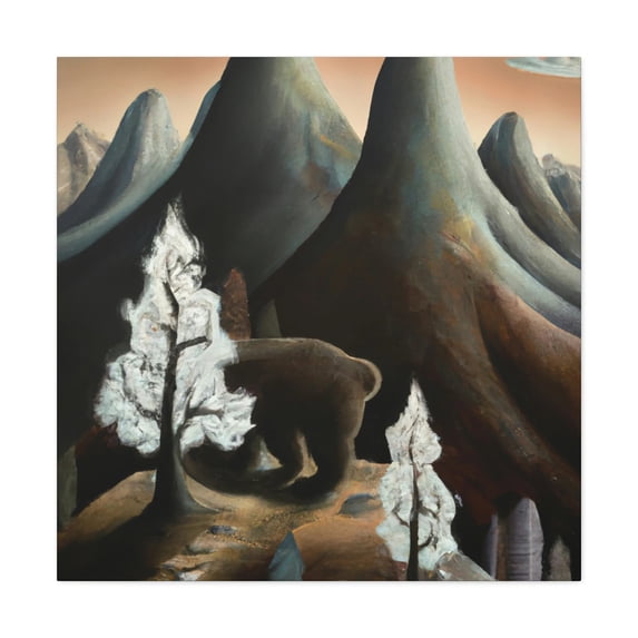 Bear in Dreamland - Canvas