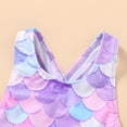 thumbnail image 5 of Happy Town Toddler Baby Girl Beach Bathing Suit Floral Sleeveless One-Piece Swimsuit With Bowknot, 5 of 8