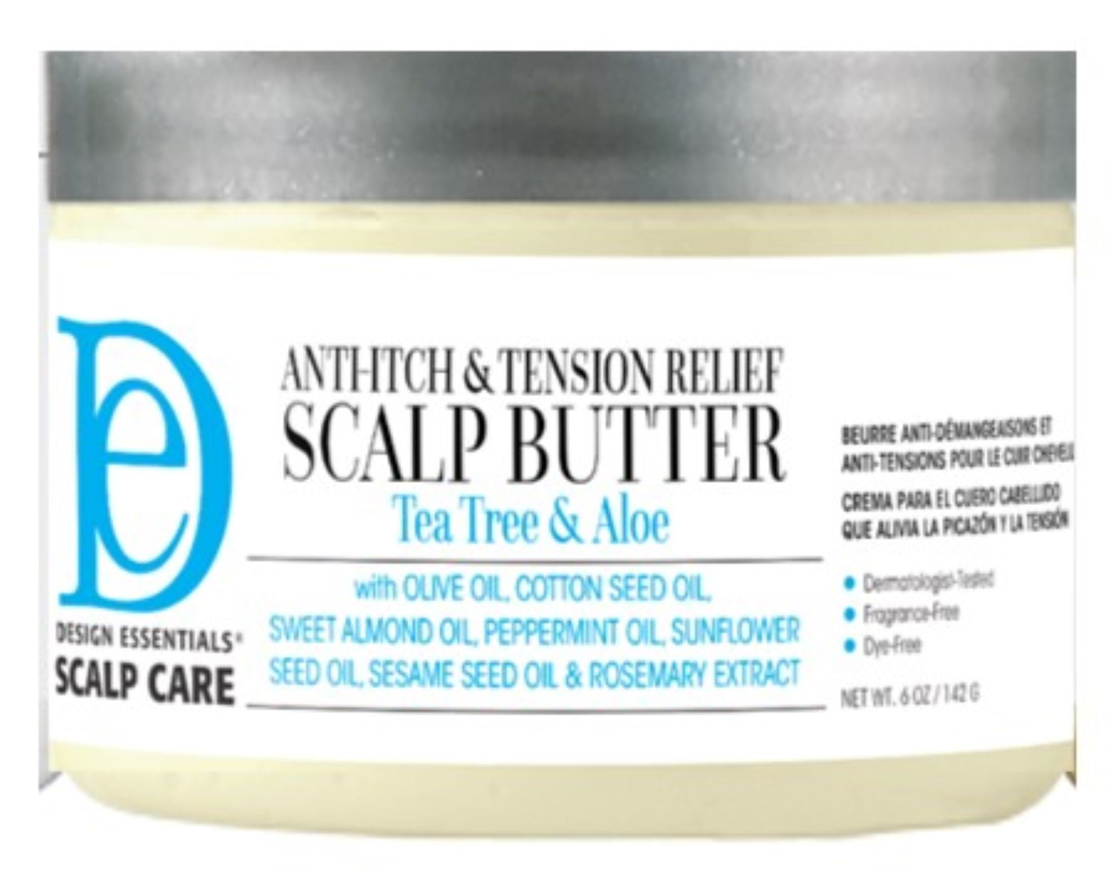 (2 pack) Design Essentials Scalp Butter 6 oz., Dry Hair Type, Moisturizing, Unisex