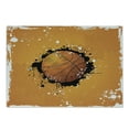 thumbnail image 1 of Basketball Cutting Board, Basketball and Paint Splashes on Abstract Grungy Background Sport Theme Print, Decorative Tempered Glass Cutting and Serving Board, Small Size, Orange Black, by Ambesonne, 1 of 1