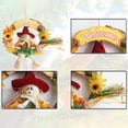 thumbnail image 5 of Fall Wreath for Front Door 10 Inch Artificial Sunflower Wreath Autumn Decoration Scarecrow Sunflowers Leaf Hanging Halloween Thanksgiving Harvest Indoor Outdoor Decor, 5 of 7