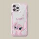 thumbnail image 3 of Funda de teléfono de dibujos animados de Disney Stitch para Apple iPhone 13 14 16 Pro Max XS SE XR 15 11 Pro 12 Mini X 8 Plus, funda suave transparente, 3 of 5