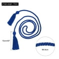 thumbnail image 2 of Uxcell 67" Graduation Honor Cord with Tassel Braided Graduation Ropes, Blue, 2 of 6