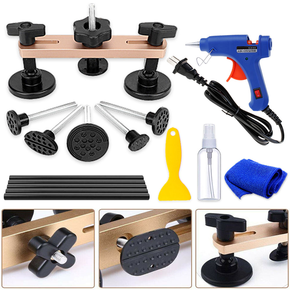 Paintless Dent Removal Kit Dent Puller Bridge Dent Repair Kit for Auto