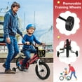 thumbnail image 6 of Costway 14" Kid’s Bike with Removable Training Wheels & Basket for 3-5 Years Old Red, 6 of 10