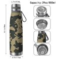 thumbnail image 3 of 29oz Insulated Water Bottle with Tea Infuser, Stainless Steel Travel Mug, Camouflage Print, 3 of 6