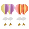 thumbnail image 4 of Miangastore Decorations for Kids Party Assorted Color 4Pcs 7.3X6.7X6.7In, 4 of 8