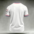 thumbnail image 3 of Usa Soccer Jerseys for Men Casual Short Sleeve Crew Neck Soccer Shirts Fashion Breathable Fan Football Tee Sky Blue S, 3 of 3