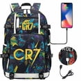 thumbnail image 1 of Football Star Ronaldo Backpack-USB Cosplay Bag, School Backpack, Cartoon Laptop Backpack, Boy Bag 17 Inchsebneei, 1 of 2