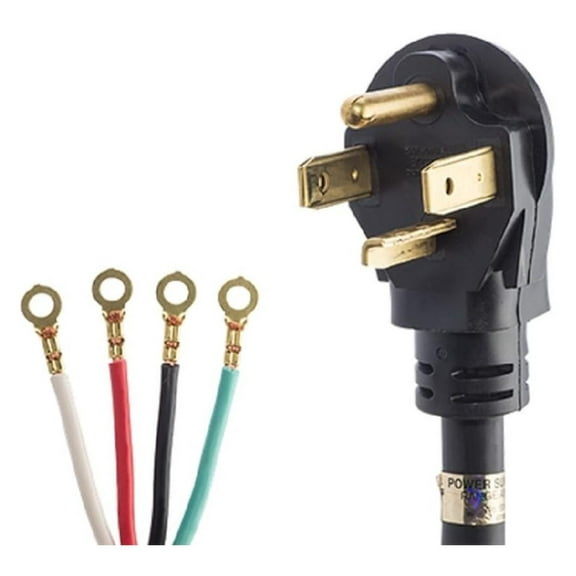 6-Foot Long 30 Amp 4-Prong Dryer Cord 4 Prong