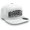 White, variant on Gymish Barbell Nation Workout Hats for Men - Breathable, Moisture-Wicking, Adjustable Athletic Caps