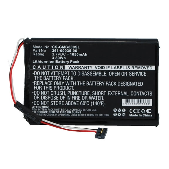 Replacement Battery for Garmin Approach G8,361-00035-06,3.7V/1050mAh