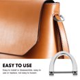 thumbnail image 5 of KONTONTY 10Pcs Lightweight Silver Bag Replacement Rings for DIY Purse and Suitcase Maintenance, 5 of 7