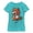 Tahiti Blue, variant on Girl's Nintendo Tanooki Racoon Mario Graphic Tee Tahiti Blue Large