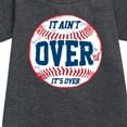 thumbnail image 2 of Instant Message - It Ain't Over Baseball - Girls Ss Fleece Dress, 2 of 5