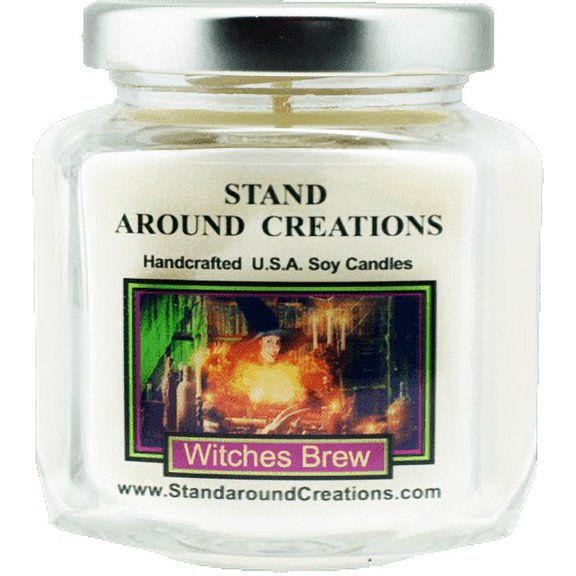 WITCHES BREW HEX 6-OZ. ALL NATURAL SOY CANDLE