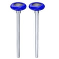 thumbnail image 1 of Unique Bargains 2 Rouleaux de Porte de Garage en Nylon de 1,8 Pieds pour Piste de 2 Pieds, Roues de Porte de Garage à Tige de 7 Pieds, Roulement 6200zz, 8 Boules, Bleu, 1 of 7