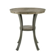 Powell Franklin Pub Table, Pewter