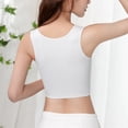 thumbnail image 4 of Faja de pecho grande que muestra el pecho pequeño y plano Ropa interior para mujer Hebilla de voleibol Les Shaping Chest Sports Chaleco moldeador fino antivibración, 4 of 5