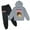 Gray, variant on Roblox Long Sleeve Hoodies and Sweatpants Set Casual Sweatsuits 2 Piece Tracksuit Hoody Outfits for Teen(6-14 Years)