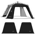 thumbnail image 1 of 2pcs Door Curtain for Canopy Tent Dome Canopy Camping Sun Protection Waterproof Canopy, 1 of 9