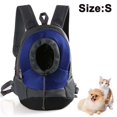 thumbnail image 1 of Cómoda mochila de transporte, mochila frontal para cachorros con diseño de cabeza transpirable y hombro acolchado para senderismo, viajes al aire libre Adepaton 2034805-2, 1 of 9