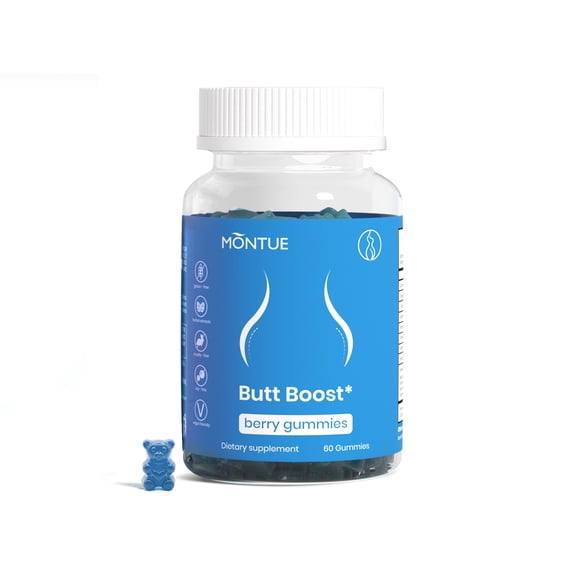 BFQN  Peach Support Multivitamin Gummies for Women – with Herbal Extracts & Essential Vitamins, Berry Flavor, 60 Gummies