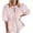 Z2-Pink, variant on Tie Front Tops for Women Leopard Print Peplum Babydoll Top 3/4 Length Puff Sleeve Coquette Tops Cute Going Out Tops