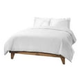 thumbnail image 1 of Splendid - Luxurious Quality 2 PC 600 TC Cotton Duvet cover set (Solid White, Twin)- Easy to care, Super Soft & Durable - Zippered Closure with Corner Ties, 1 of 4