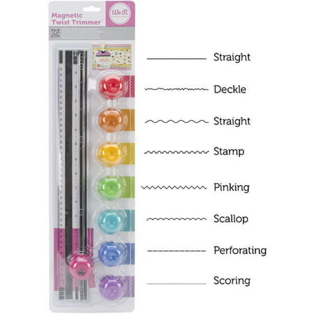 We R Memory Keepers Magnetic Twist Paper Trimmer Combo - Card Making, Paper Crafting and Scrapbooking -