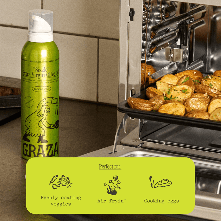 Graza, Olive Oil Cooking Spray, 5 fl oz, Extra Virgin - Walmart.com