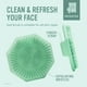 thumbnail image 5 of Face Scrubber Scrubber Scrub®, silicona antimicrobiana, 1 paquete, menta, 5 of 7