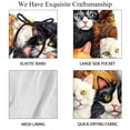 thumbnail image 4 of luoweisi Men's Beach Shorts Quick Dry Swim Trunks with Mesh Lining Cartoon Cat M, 4 of 5