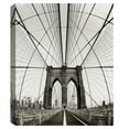 thumbnail image 4 of Masterpiece Art Gallery Vintage Brooklyn Bridge by Danita Delimont Canvas Art Print 22" x 28", 4 of 4