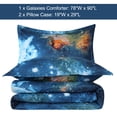 thumbnail image 4 of REGALWOVEN 3Pcs Comforter Set All-Season Down Quilted Comforter Set Blue, Full/Queen, 4 of 6