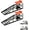 Black+Orange, variant on Wisykoke 2 Pack Auto Car Truck Service Ramps Lifts,11023lbs(5T) Garage Car Lift Hydraulic Ramps, Portable Car Ramps for Oil Changes, Low New Car Ramps, High Lift Height Adjust 9.8 -15 inch