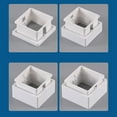 thumbnail image 6 of Electrical Box Spacers Single Gang Receptacle Outlet Box Extenders for Fixing Wall Electrical Outlet Easy to Install, 6 of 8