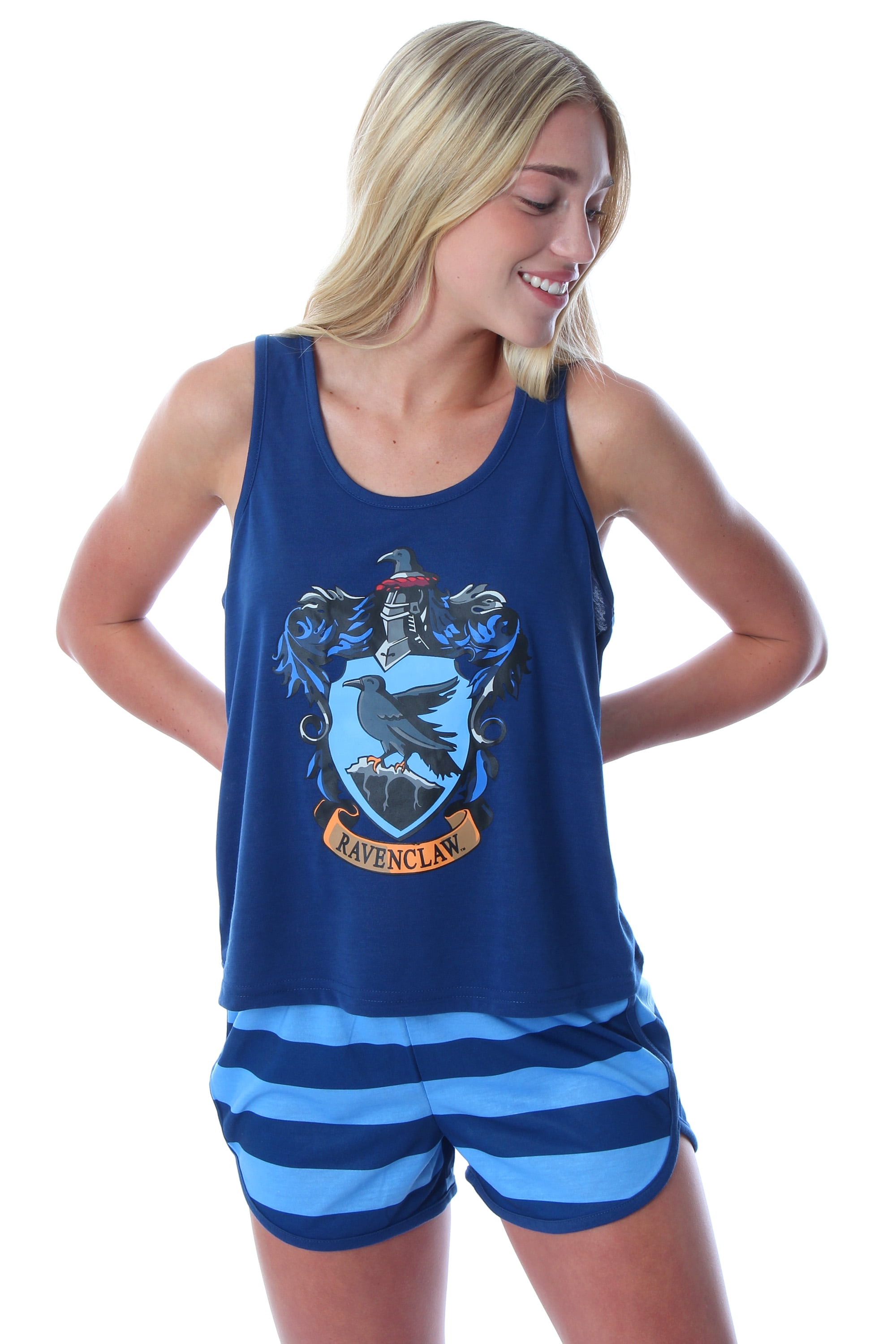 Potter Women's Hogwarts House Crest Racerback Tank and Shorts Lounge Set - Walmart.com